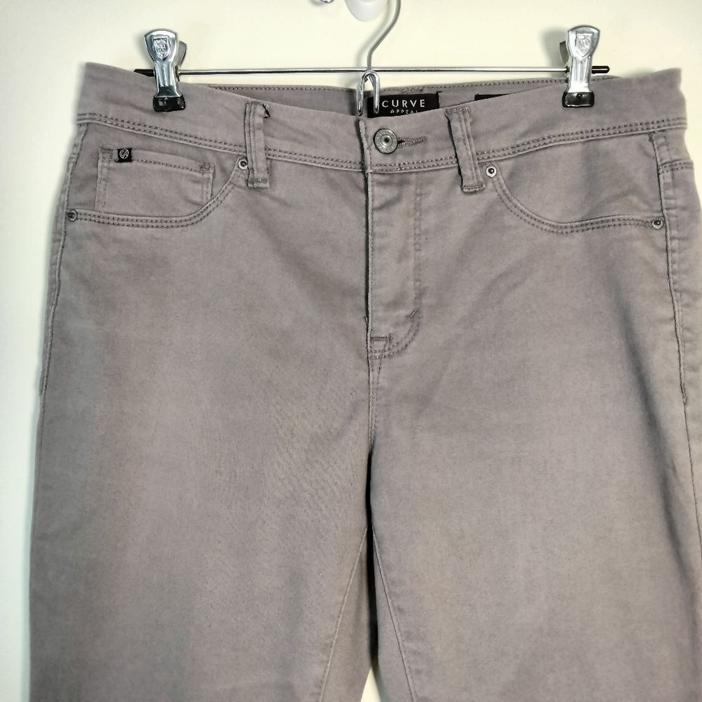 Curve Appeal Minimalist Jegging Gray Women's Jeans Size 8 - Picture 2 of 6